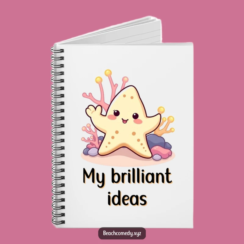 Funny Starfish Notebook: Waving Tentacle Ocean Journal Funny Gift