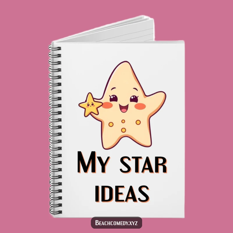 Funny Starfish Notebook: Cheerful Greeting Journal, Perfect Funny Gift for Note-Takers